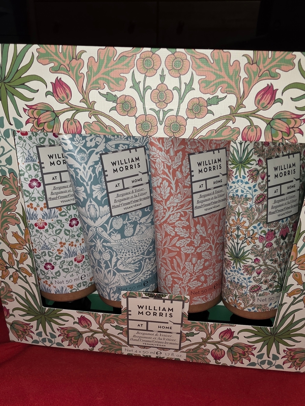 William Morria At Home Vegan Hand Creams. Set Of 4, 1.7. Fl Oz.